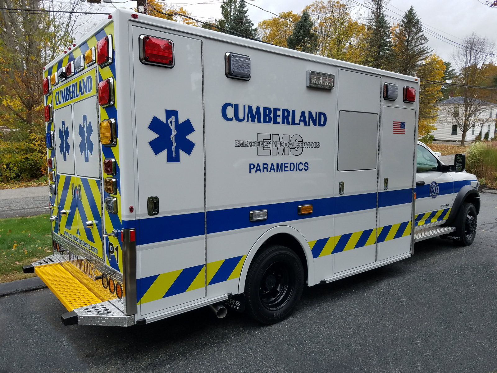 Two New Demers Dodge Ram 4500 Type I Ambulances Delivered To Cumberland