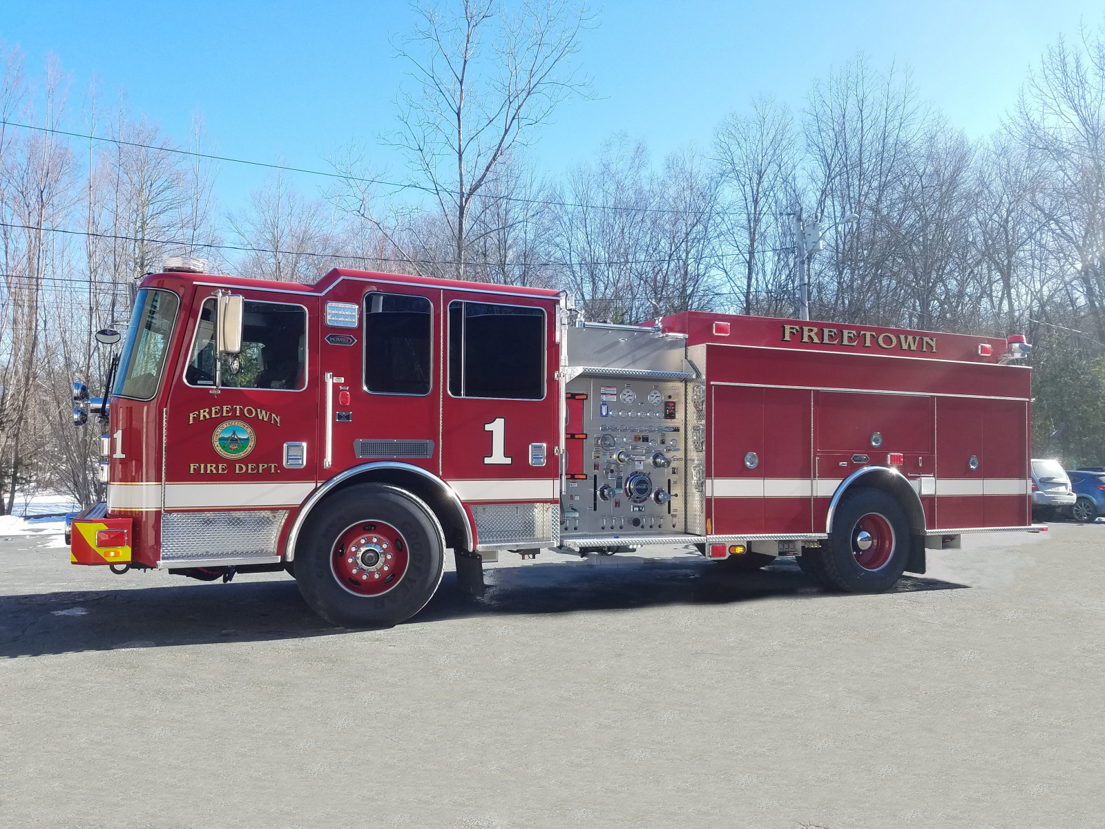 Freetown Fire Department - KME Predator 96" XMFD Pumper - Bulldog Fire ...