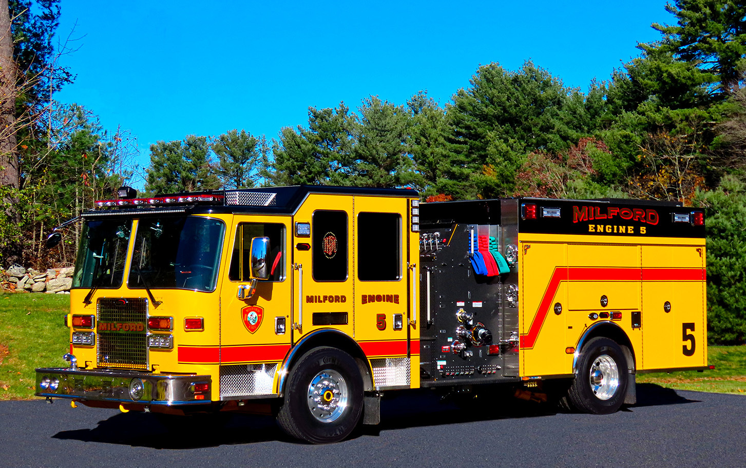 Milford Fire Department - KME Severe Service XMFD Pumper Fire Truck ...