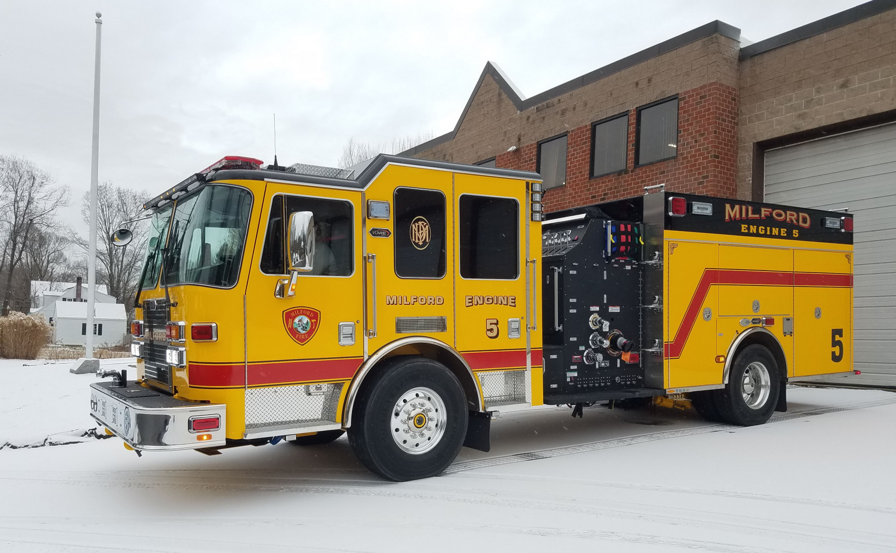 Milford Fire Department - KME Severe Service XMFD Pumper Fire Truck ...