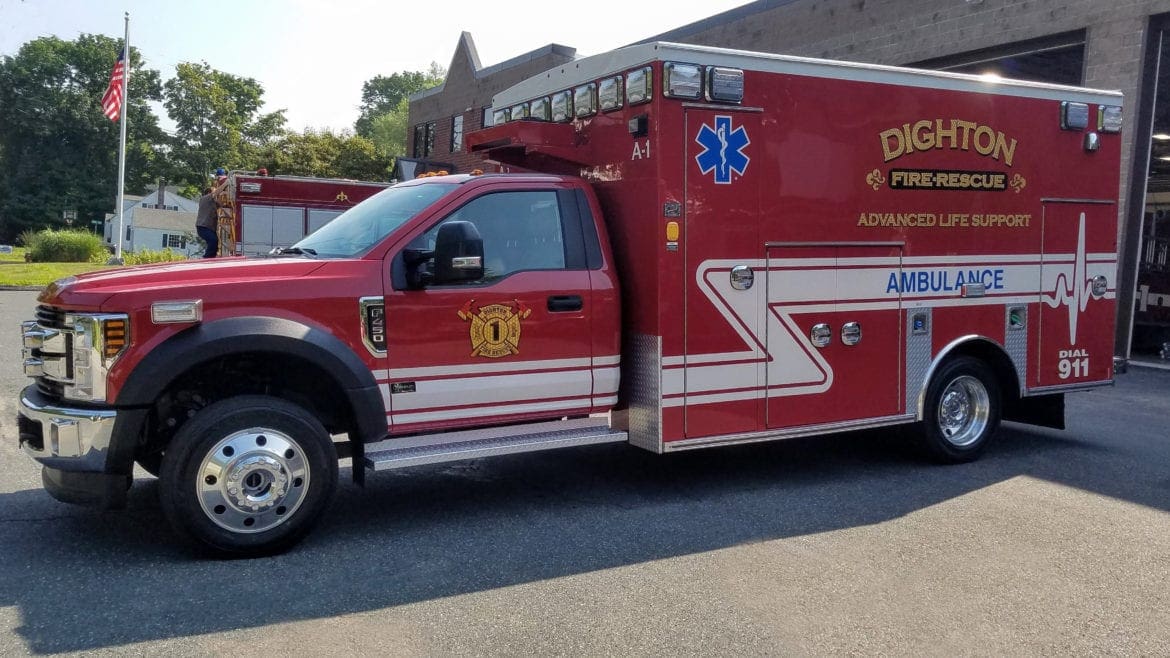 New Braun Chief XL Ford F-450 Type I Ambulance Delivered to Dighton ...