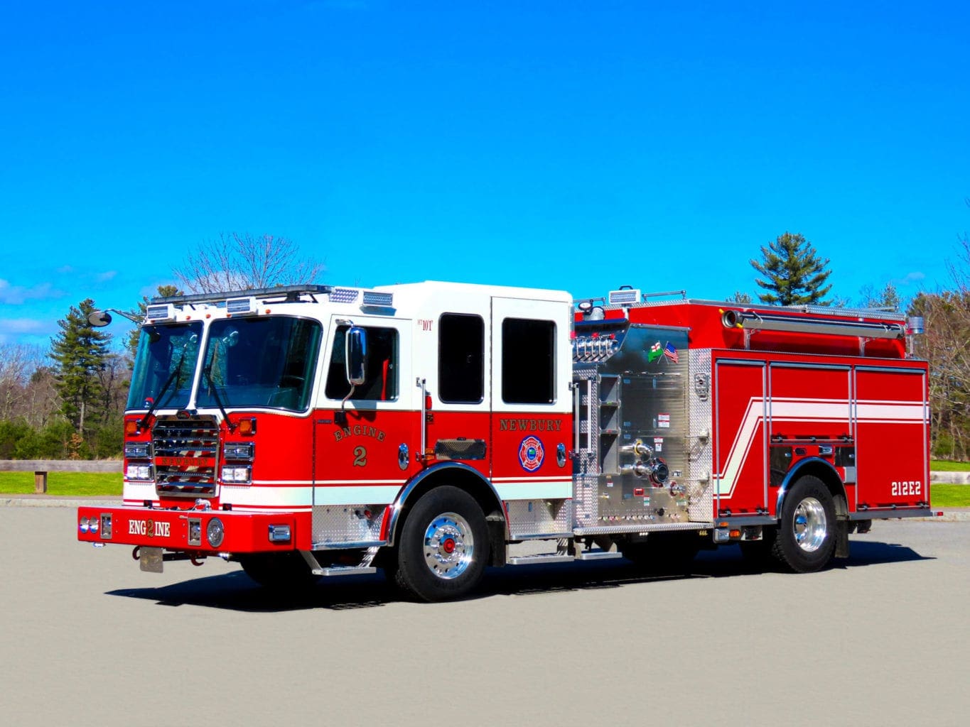 KME Panther Flex Pumper Fire Truck Delivered to Newbury Fire Department