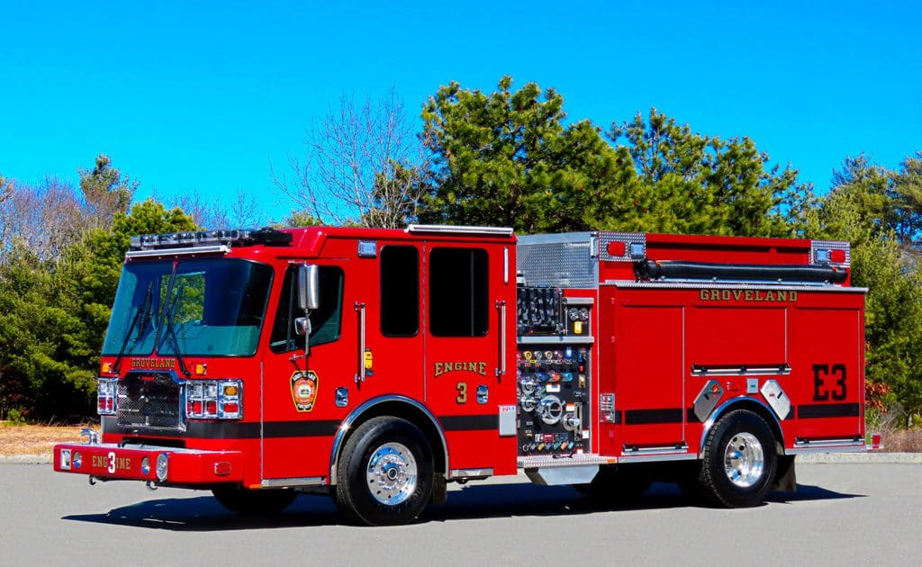 Groveland MA Ferrara Cinder Fire Truck