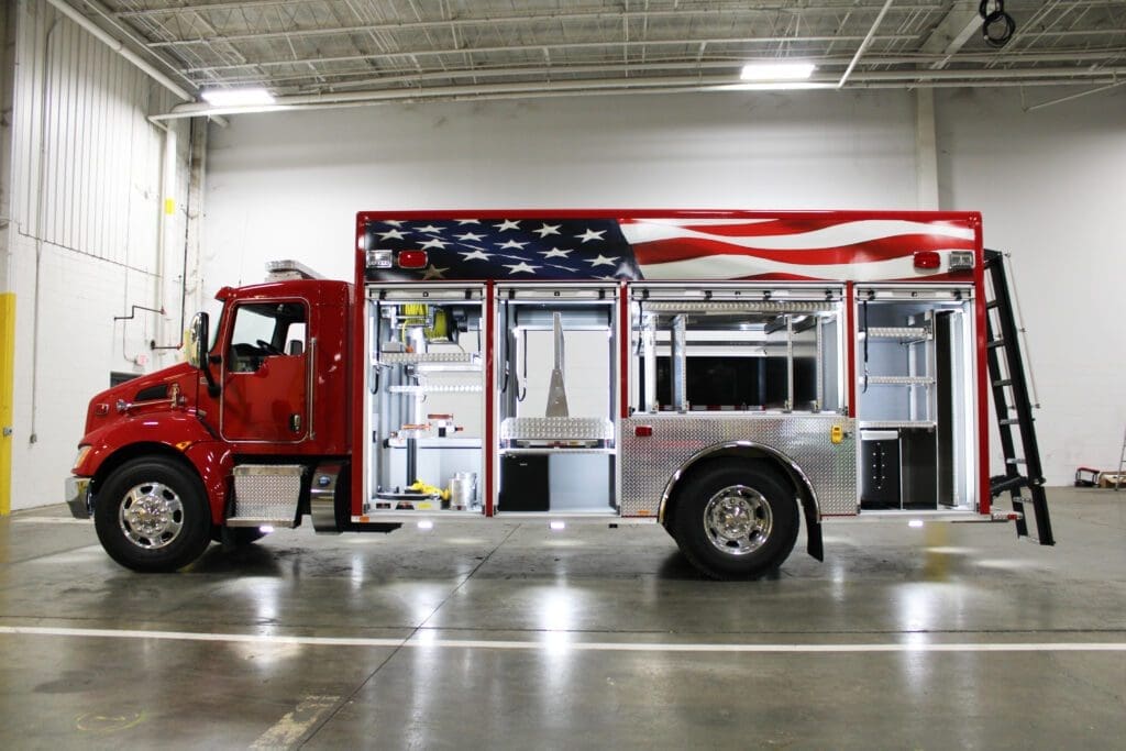 Fouts Bros. Medium Duty 19’ Walk-Around Rescue Fire Truck